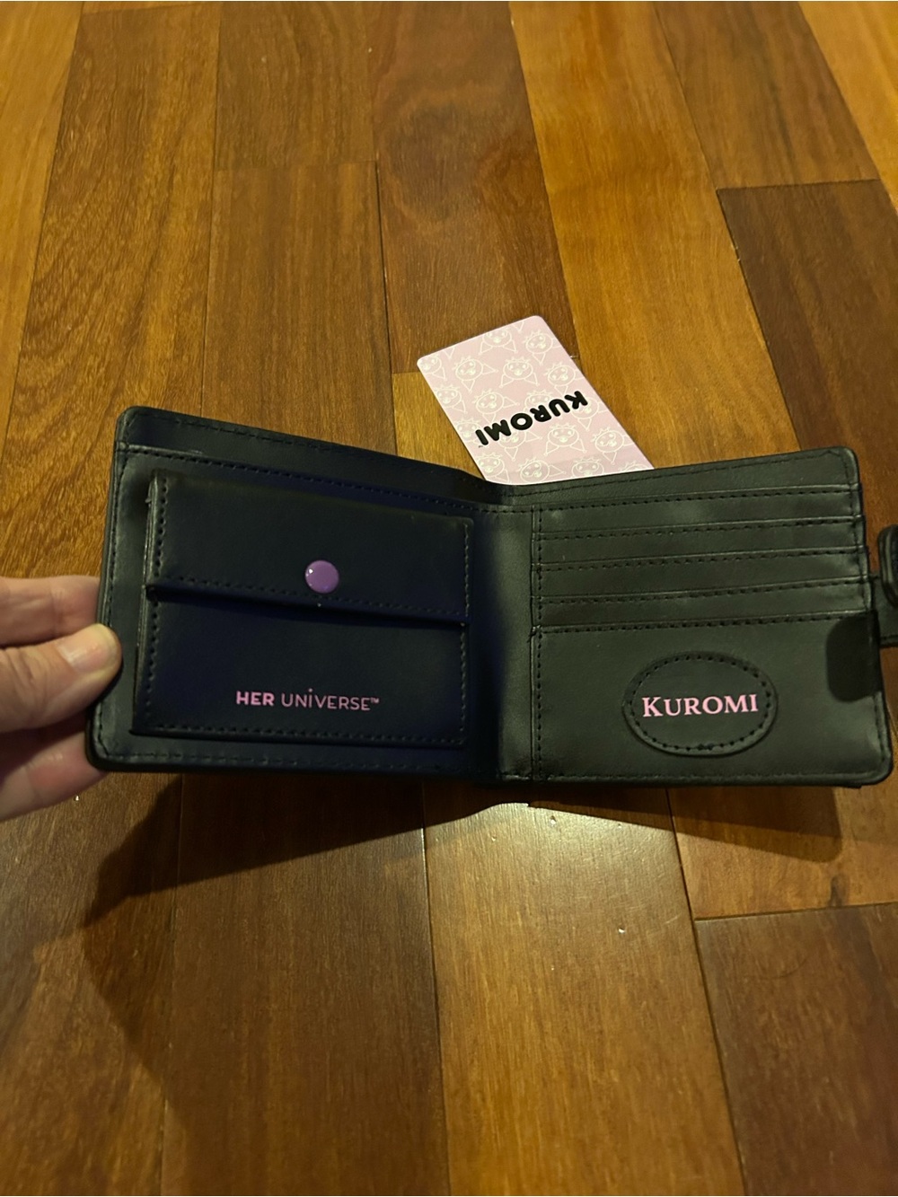Sanrio Kuromi Purple Butterfly Garden Mini Wallet - Picture 10 of 10